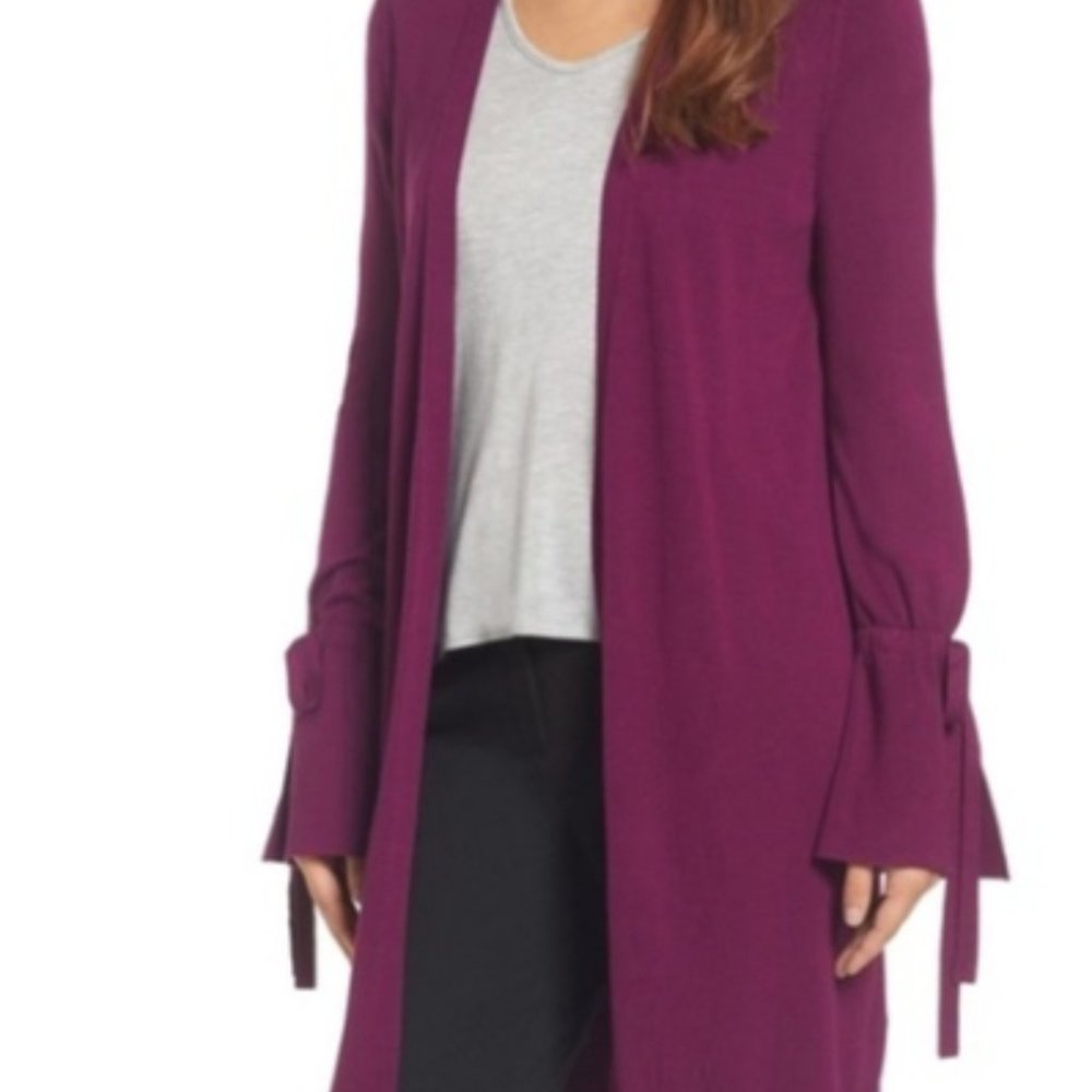 Halogen Nordstrom Tunic Open Long Cardigan Sweater